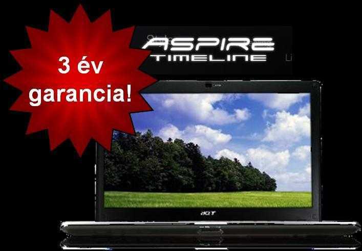 Acer akció : Acer Aspire TimeLine 3 év garanciával