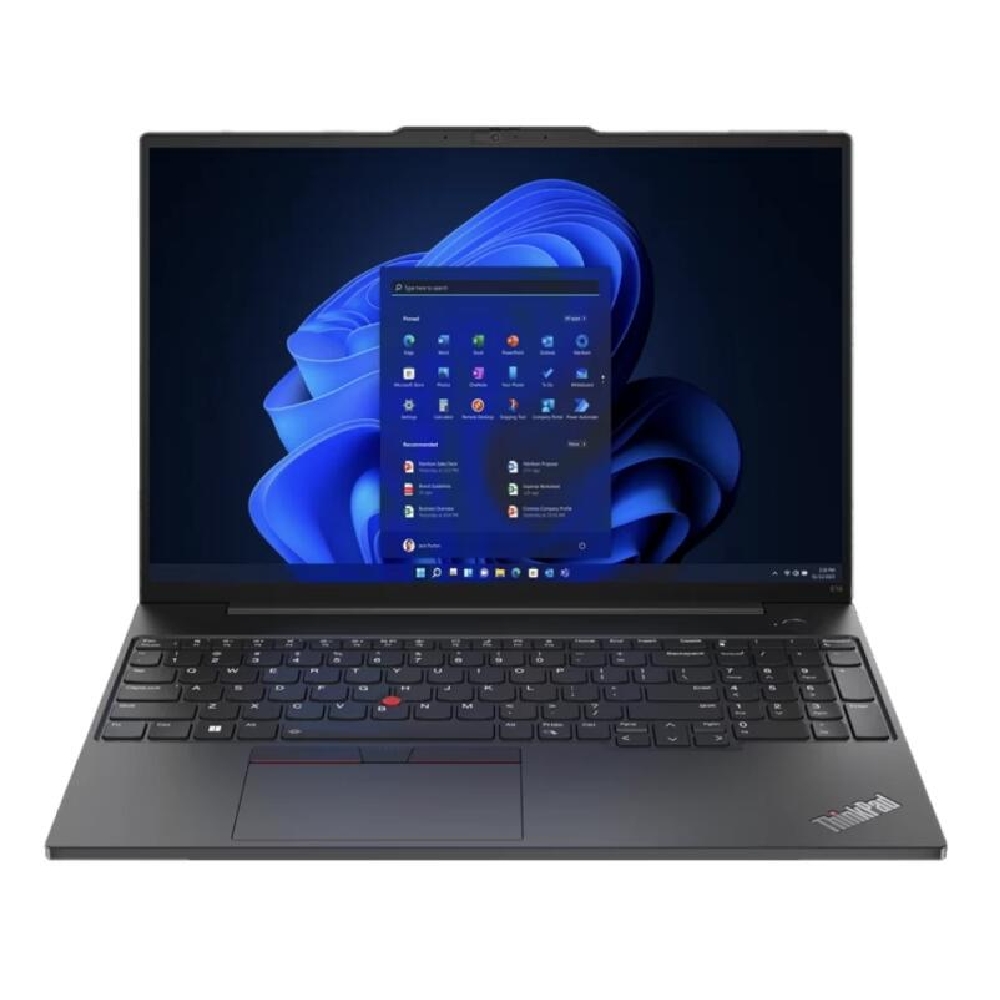 Lenovo ThinkPad laptop 16  WUXGA i5-1335U 8GB 512GB IrisXe DOS fekete Lenovo Th fotó, illusztráció : 21JN0005HV