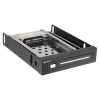 Sharkoon QuickPort Intern Single Bay - Belső HDD Dokkoló (1x 2,5 SataHDD (max 9,5mm); 1x 3,5 helyre építhető; fekete) ( 2 év)