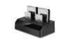 Sharkoon QuickPort Quattro USB3.0 - HDD Dokkoló (4x 2,5 -3,5 SataHDD; USB3.0-eSata csatlakozó; 2x ventilátor; fekete) ( 2 év)