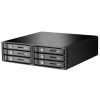 Sharkoon QuickPort Intern 6-Bay - Belső HDD Dokkoló (6x 2,5 SataHDD (max.9,5mm); 5.25 helyre építhető; vent.; fekete) ( 2 év)