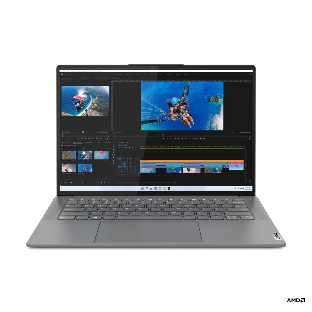 Lenovo Yoga laptop 14  3K R5-6600HS 16GB 512GB Radeon W11 szürke Lenovo Yoga Sl fotó, illusztráció : 82TL004PHV