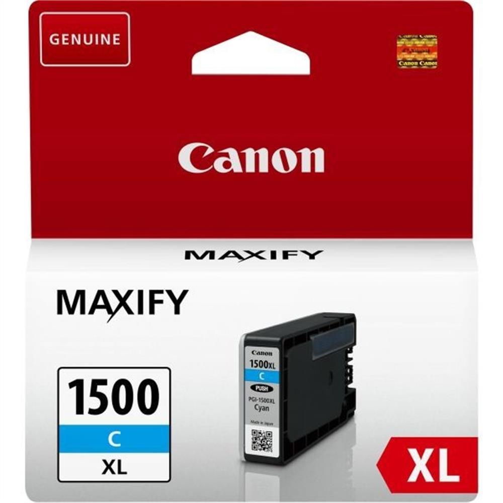 Canon PGI-1500 cián XL tintapatron fotó, illusztráció : 9193B001
