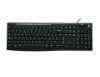 Logitech Media Keyboard K200 angol