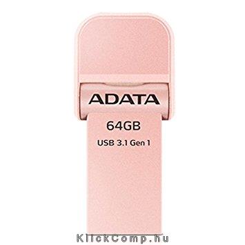 64GB PenDrive USB3.1 / Lightning Arany ADATA AAI920-64G-CGD Flash Drive fotó, illusztráció : AAI920-64G-CGD