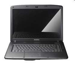 Acer eMachine E720 notebook 15.4  WXGA CB, PDC T3400 2.16GHz, GMA 4500M, 2GB, 2 fotó, illusztráció : AEME720-342G25MIVHP