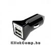 Auts tlt 5V/3.1A 2db USB2.0 Fekete