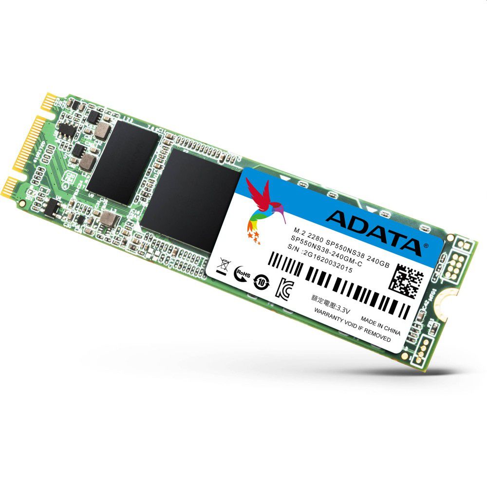 240GB SSD SATA3 M.2 2280 Solid State Disk, ADATA Premier SP550 fotó, illusztráció : ASP550NS38-240GM-C