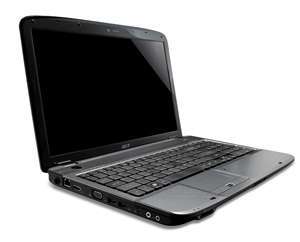 Acer Aspire 5738G notebook 15.6  CB T6600 2.2GHz ATI HD4570 2x2GB 500GB W7HP PN fotó, illusztráció : ASP5738G-664G50MNW7