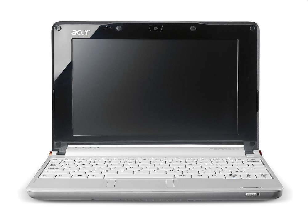 Acer Aspire ONE A150-A fehér netbook Atom N270 1.6GHz 2x512MB 120G Linux PNR 1 fotó, illusztráció : ASPOA150AW
