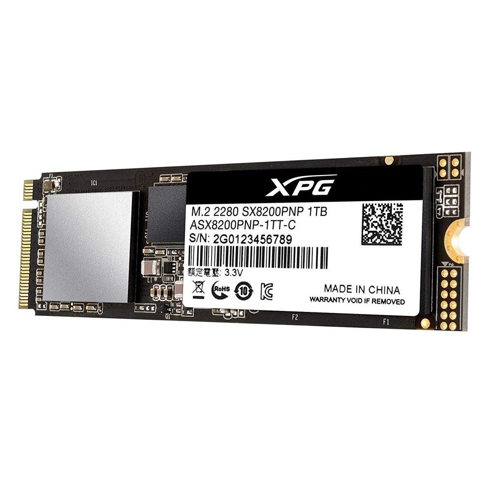 1TB SSD M.2 Adata SX8200 fotó, illusztráció : ASX8200PNP-1TT-C