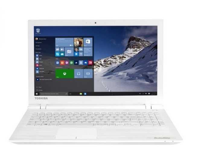 Toshiba Satellite C55 laptop 15.6  i3-4005U 750GB Win8.1 fehér fotó, illusztráció : C55-C-11G