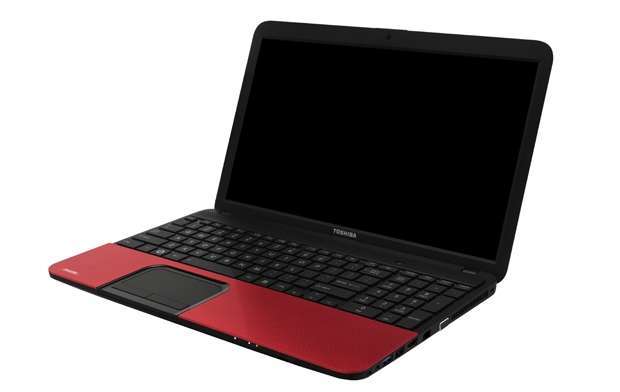 Toshiba Satellite 15.6  laptop , Intel B960SP, 2GB, 500GB, DOS, Piros fotó, illusztráció : C855-1UV