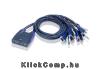 KVM S.4PC USB +kbel CS-64US