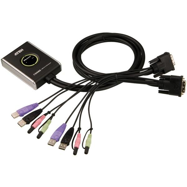 KVM S.2PC USB DVI CS682 fotó, illusztráció : CS682-AT