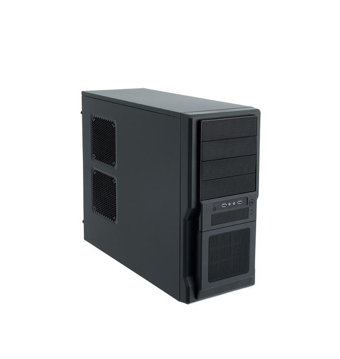 Számítógépház midi ház fekete, 4/1/5 USB 3.0 + aud Chieftec fotó, illusztráció : DF02BU3