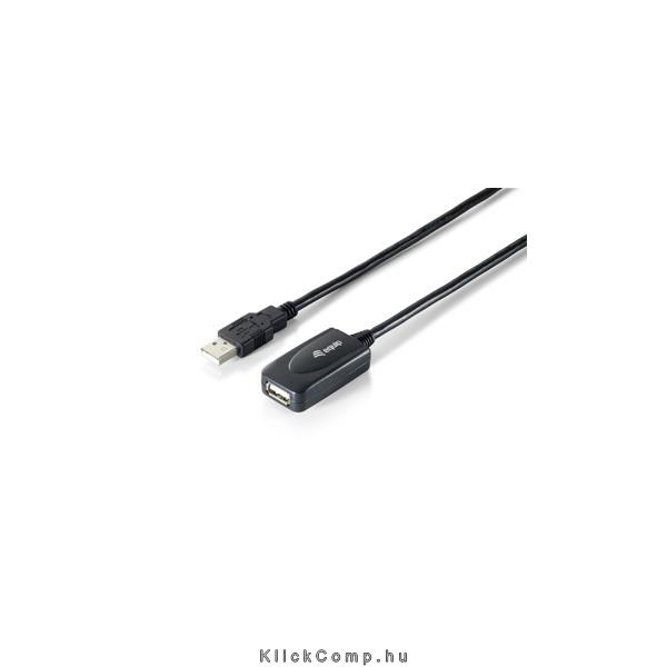 USB 2.0 hosszabbítókábel 5m Aktív A-A apa/anya duplán árnyékolt Equip 133336 fotó, illusztráció : EQUIP-133336
