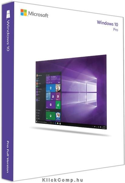 Microsoft Windows 10 Pro 32-bit HUN 1 Felhasználó Oem 1pack operációs rendszer fotó, illusztráció : FQC-08952