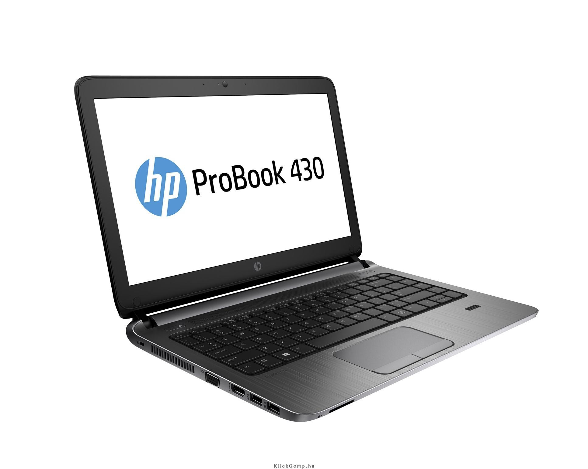 HP Probook 430 notebook, 13,3 , i5 4210U, 4GB, 500GB HDD, Intel HD 4400, DOS, M fotó, illusztráció : G6W30EA-AKC