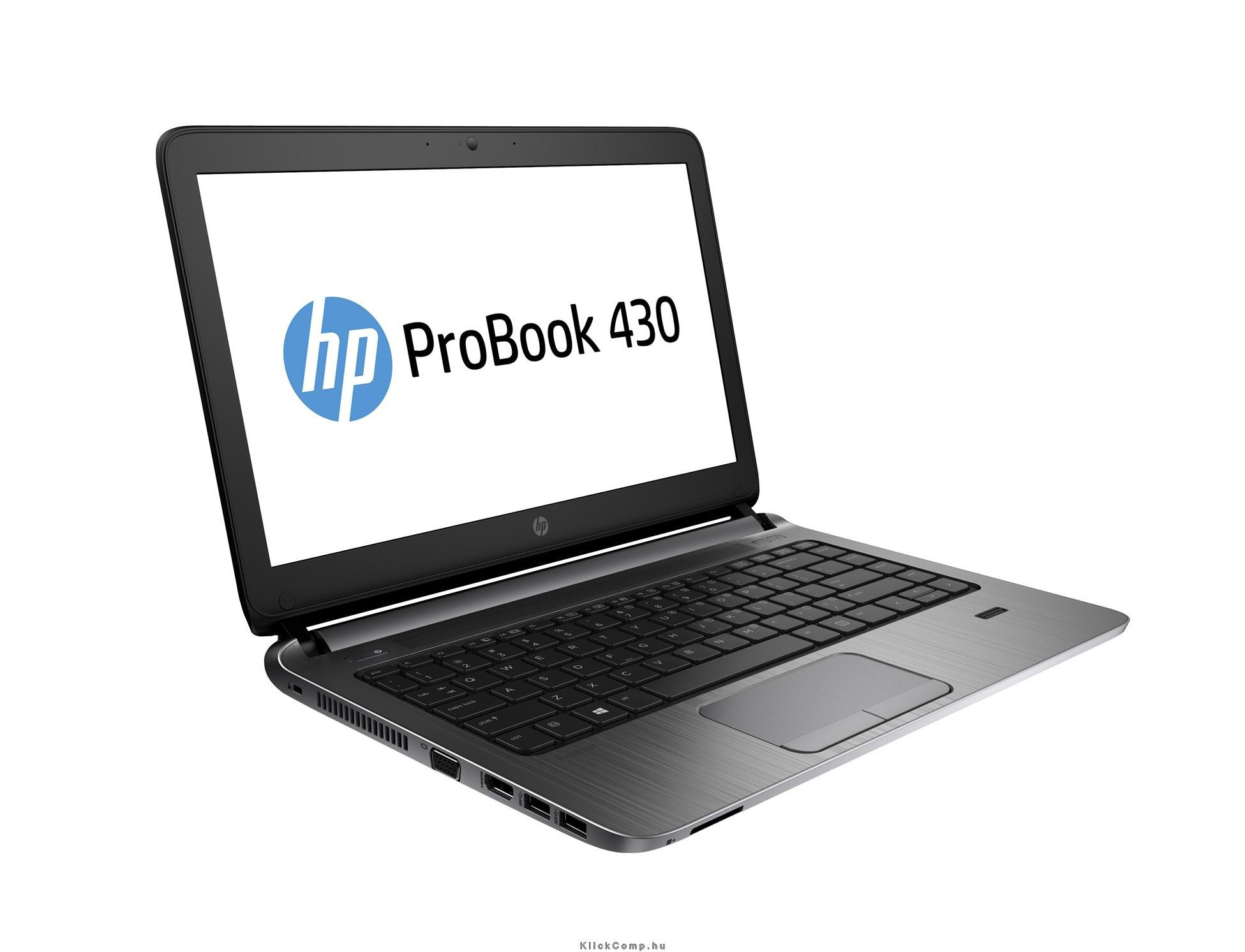 HP ProBook 430 G2 13,3  notebook i5-4210U Windows7 Pro és Windows8 Pro fotó, illusztráció : G6W32EA