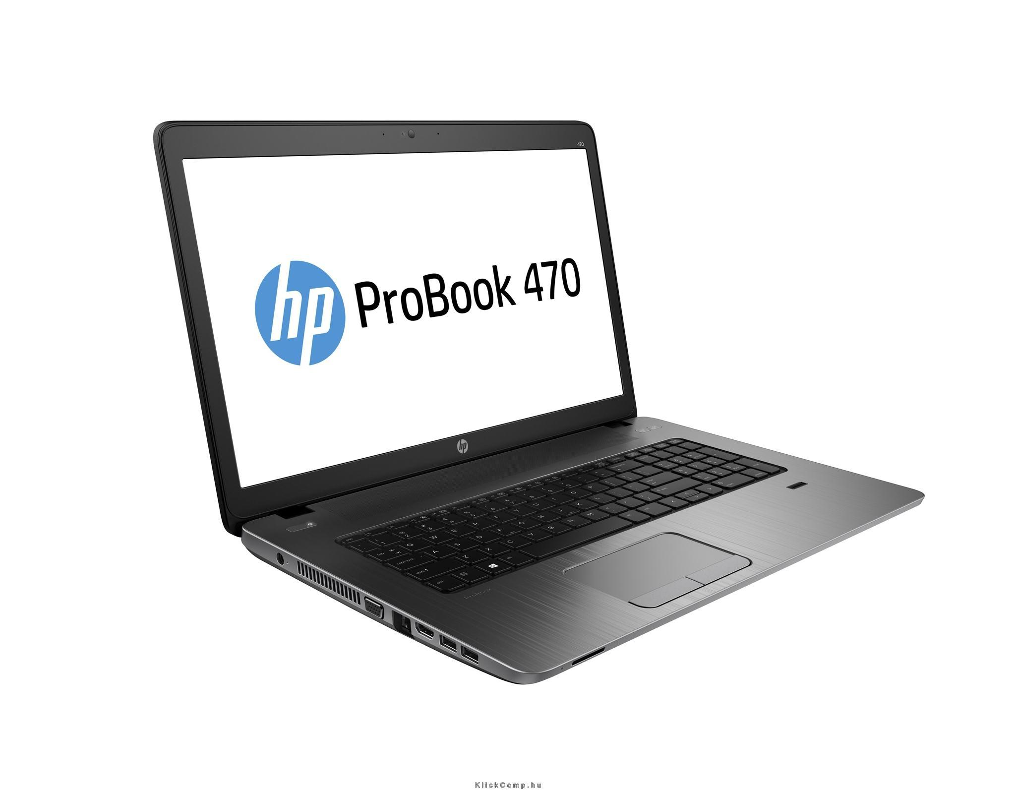 HP ProBook 470 G2 17,3  notebook i7-4510U 8GB 1TB R5-M255-2GB fotó, illusztráció : G6W67EA