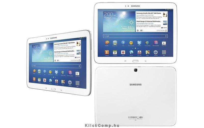Galaxy Tab3 10.1 GT-P5200 16GB fehér Wi-Fi + 3G tablet fotó, illusztráció : GT-P5200ZWAXEH