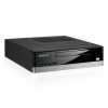 Gigabyte MIB i3140 Fekete, mini ITX ház (2xUSB2.0, HD Audio + AC 97) 160W adapter + SLIM ODD ( 2 év)