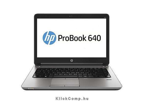 HP ProBook 640 G1 14  notebook Intel Core i5-4200M 2,5GHz/4GB/128GB SSD/DVD író fotó, illusztráció : H5G68EA
