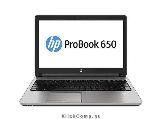 HP ProBook 650 15.6  laptop i3-4000M Windows 8 Prof. 64 bit fotó, illusztráció : H5G74EA