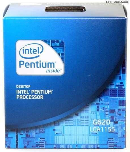 Intel processzor Dual Core G620 2.6GHz, 3MB L2 LGA1155 Box 3év fotó, illusztráció : ICDGG620