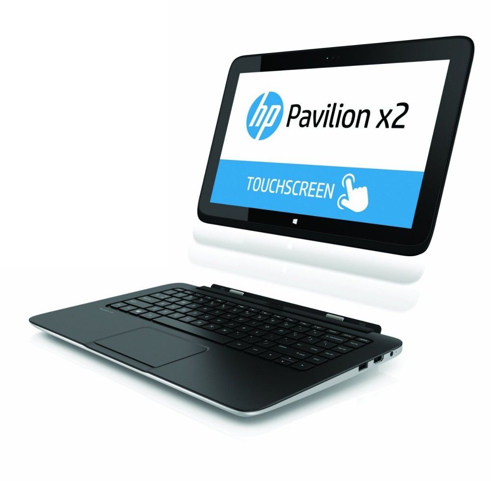 HP Pavilion x2 Tablet-PC 10.1  Windows 8.1 hamvas ezüst+holdkőszürke billentyűz fotó, illusztráció : K6C57EA