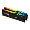 16GB DDR5 memria 4800MHz 2x8GB Kingston FURY Beast RGB