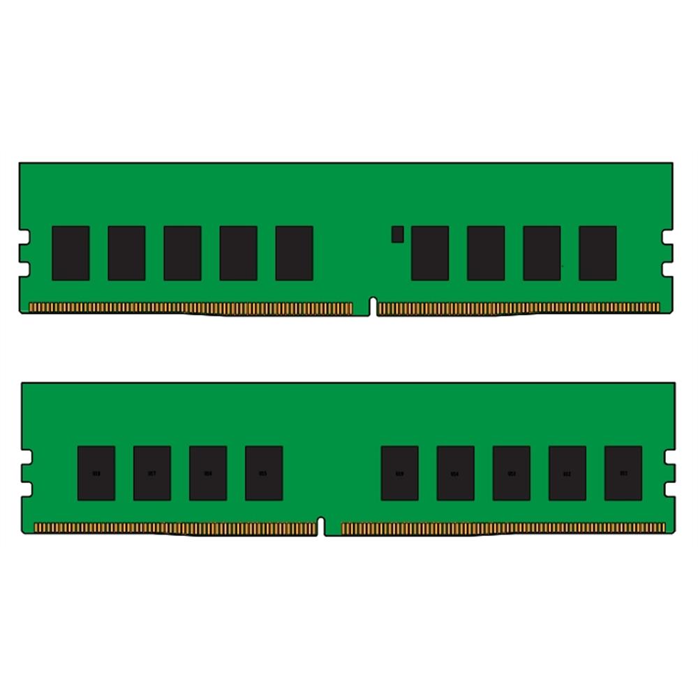 Kingston 16GB 3200MHz DDR4 ECC CL22 DIMM 2Rx8 Hynix D fotó, illusztráció : KSM32ED8_16HD