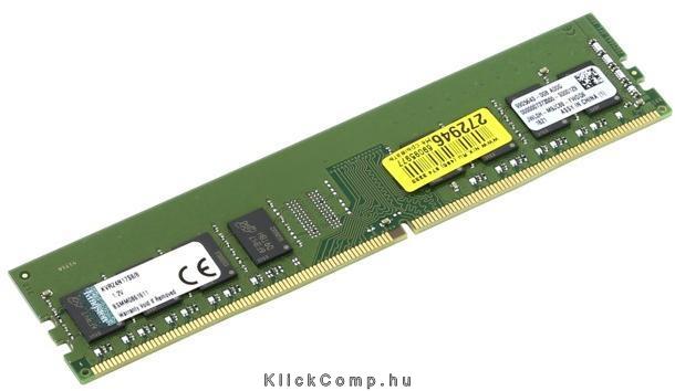 8GB DDR4 Memória 2400MHz KINGSTON KVR24N17S8/8 fotó, illusztráció : KVR24N17S8_8