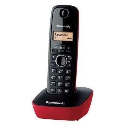 Panasonic DECT telefon piros fotó, illusztráció : KX-TG1611HGR