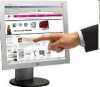 LG 17" LCD Touch screen monitor, Vista kompatibilis, fekete ( Szervizben 3 év gar.)