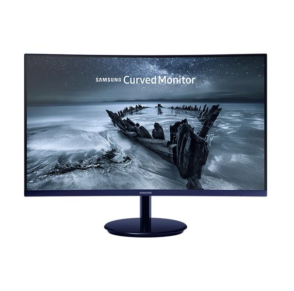 Monitor 27  1920x1080 HDMI Display port ívelt fényes kék-fekete Samsung C27H580 fotó, illusztráció : LC27H580FDUXEN
