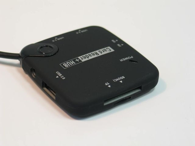 Kártyaolvasó USB ALL-IN card reader + USB HUB ( 1 év gar.) - Már nem forgalmazo fotó, illusztráció : MCR2106