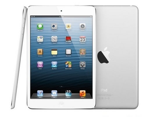 iPad mini 16 GB Wi-Fi + Cellular fehér fotó, illusztráció : MD543HC_A