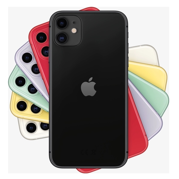 Apple iPhone 11 64GB Black (fekete) fotó, illusztráció : MHDA3