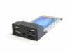 4 port USB2 PCMCIA Cardbus adapter ( 1 év gar.)