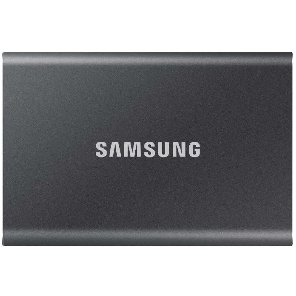1TB külső SSD USB3.2 Samsung T7 szürke fotó, illusztráció : MU-PC1T0T_WW