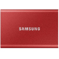 2TB kls SSD USB3.2 Samsung T7 piros                                                                                                                                                                   