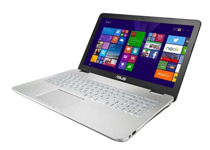 Asus laptop 15.6  FHD i5-4200H 8GB 1000GB GTX960-2G ezüst fotó, illusztráció : N551JW-CN211H