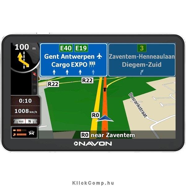 Navigáció 5  iGO Primo 2.01. Európa élettartam térképpel GPS NAVON N670 Plus fotó, illusztráció : NAVN670PFEUPRLT