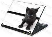 Akci� !!!-> Notebook matrica Laptop dekor�ci�s v�d�f�lia ( skin ) Cic�s fekete-feh NS-A04 fot�