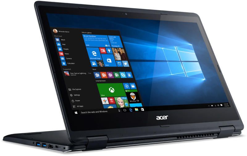 Acer Aspire R5 laptop 14  FHD IPS Touch i7-6500U 8GB 512GB Win10 Home Fekete Ac fotó, illusztráció : NX.G7WEU.002