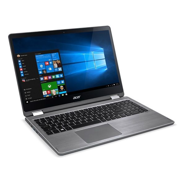 Acer Aspire R5 laptop 15,6  FHD IPS touch i7-7500U 8GB 512GB Win10 acélszürke R fotó, illusztráció : NX.GKHEU.003