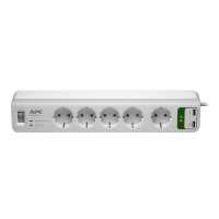 Tlfeszltsg-vd 5 oulets 2port USB APC Essential SurgeArrest       