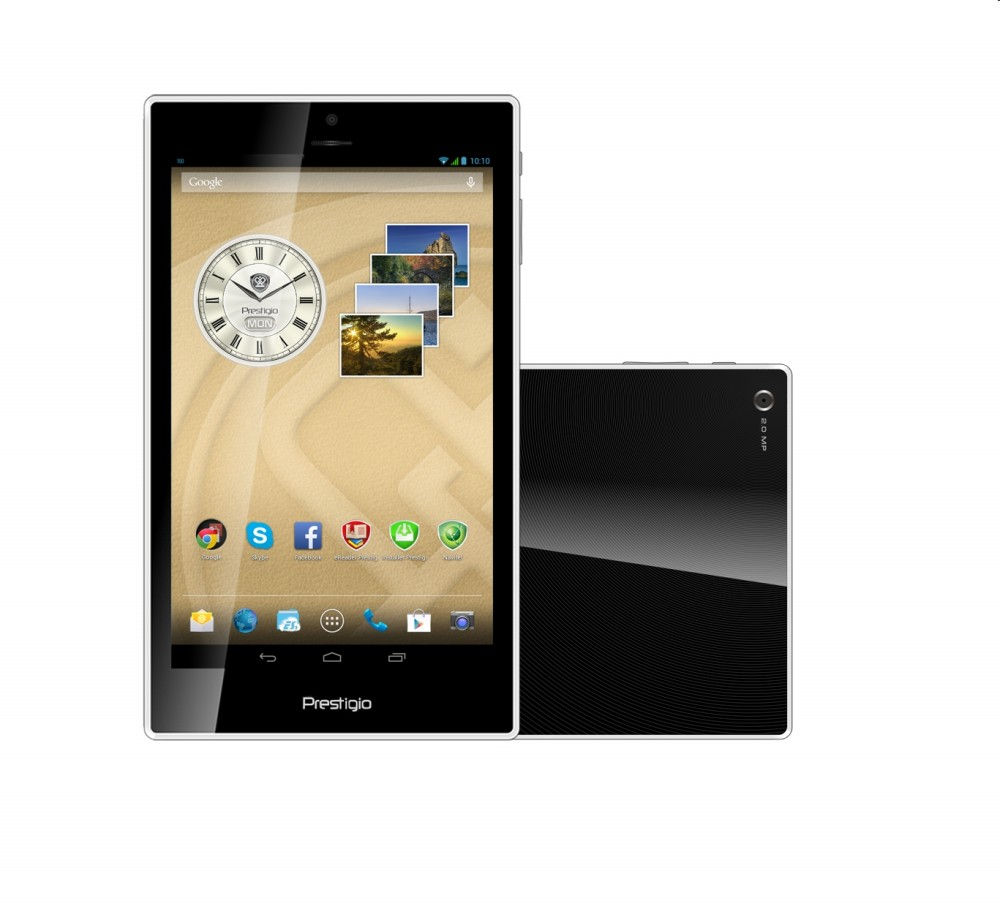 Tablet-PC 8.0   IPS 1280x800 3G 16GB Android 4.2 QC Black PRESTIGIO MultiPad Co fotó, illusztráció : PMT5887_3G_D_BK
